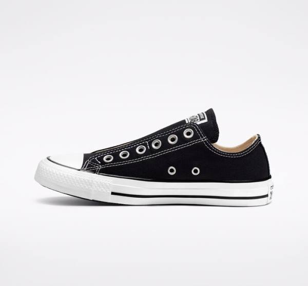 Converse Chuck Taylor All Star Slip Low Tops Shoes Black / White | CV-251YEZ