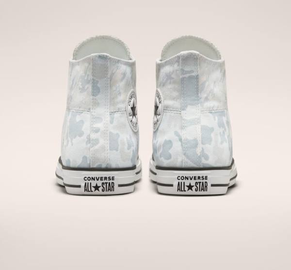 Converse Chuck Taylor All Star Split Panel Camo High Tops Shoes White / Grey | CV-471EMC