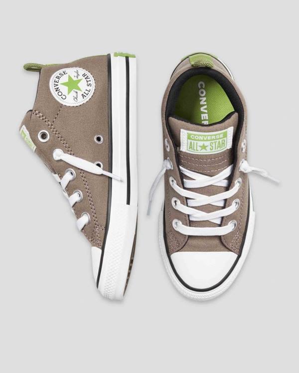 Converse Chuck Taylor All Star Street High Tops Shoes Brown | CV-057ZGJ