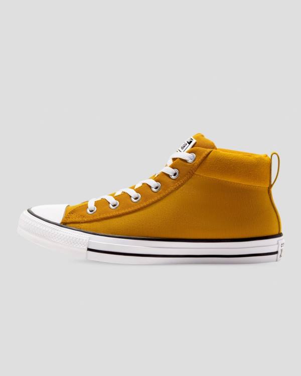 Converse Chuck Taylor All Star Street Mix And Match High Tops Shoes Yellow | CV-643UVN