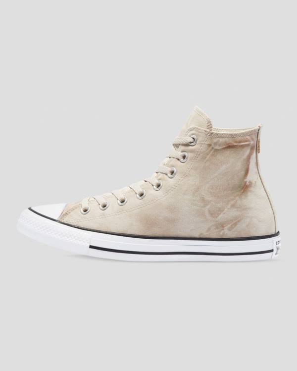 Converse Chuck Taylor All Star Summer Daze Wash High Tops Shoes Khaki | CV-397GLW