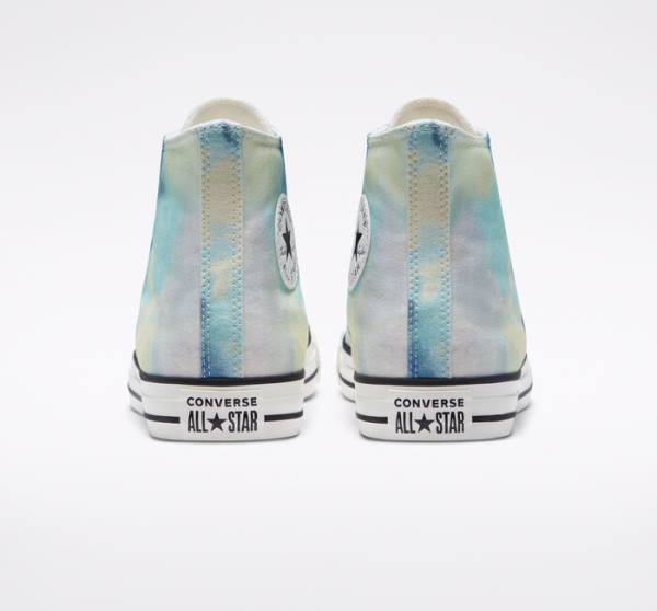 Converse Chuck Taylor All Star Tie-Dye High Tops Shoes Multicolor / Black | CV-215FCK