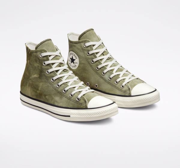 Converse Chuck Taylor All Star Washed Canvas High Tops Shoes Light | CV-275MOI