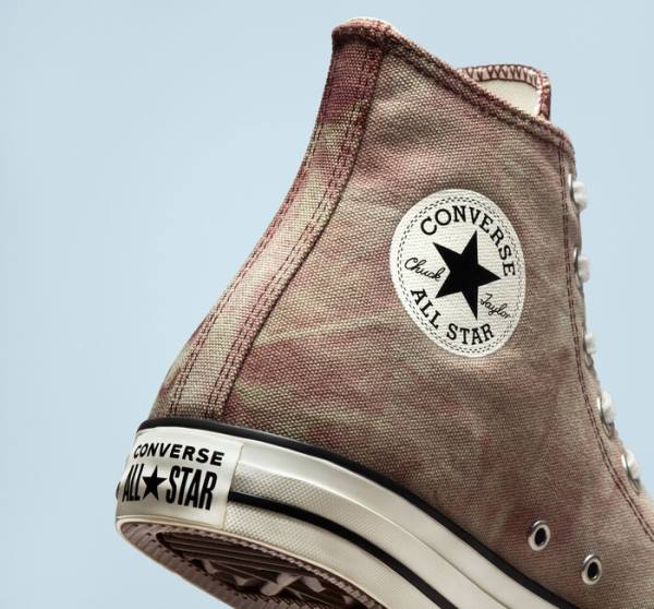 Converse Chuck Taylor All Star Washed Canvas High Tops Shoes Black | CV-382MDT