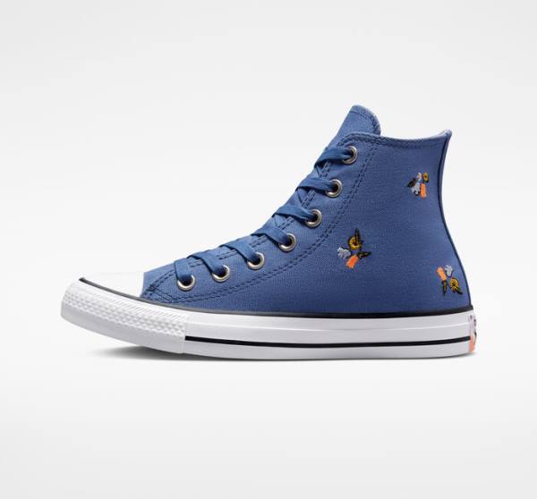 Converse Chuck Taylor All Star We Are Stronger Together High Tops Shoes Blue / Indigo | CV-387VES