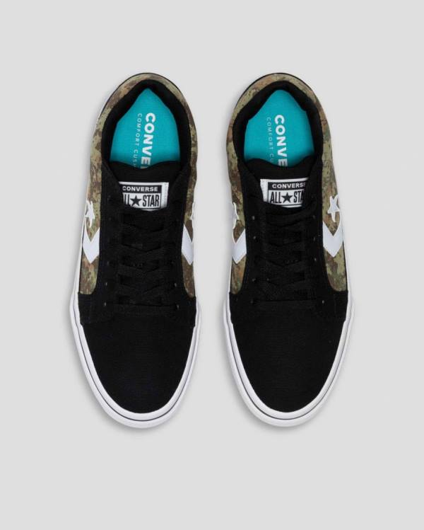 Converse El Distrito Mix And Match Low Tops Shoes Black Camo | CV-283DXR