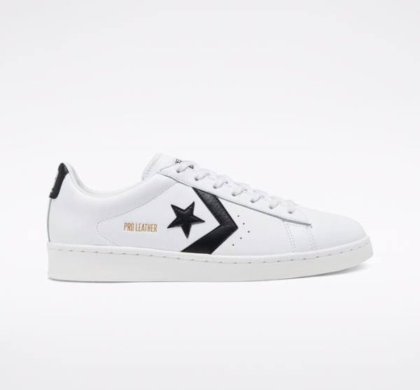 Converse OG Pro Leather Low Tops Shoes White / Black / White | CV-853MTD