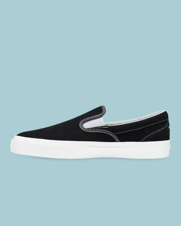 Converse One Star CC Slip On Low Tops Shoes Black | CV-435UEO