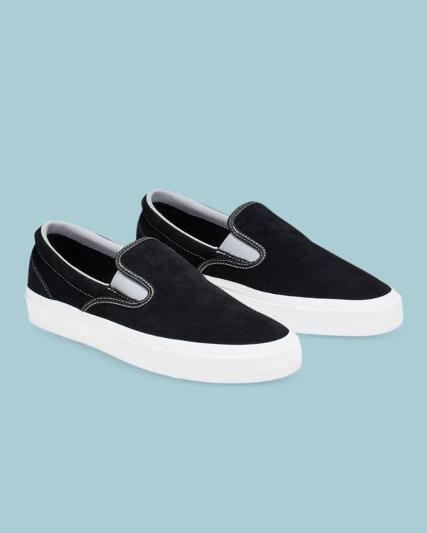 Converse One Star CC Slip On Low Tops Shoes Black | CV-943QWL