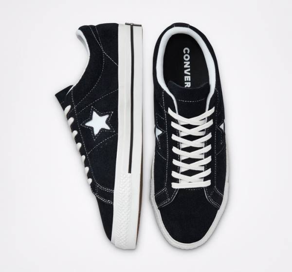 Converse One Star Low Tops Shoes Black / White | CV-759VGE