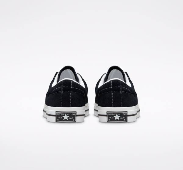 Converse One Star Low Tops Shoes Black / White | CV-759VGE