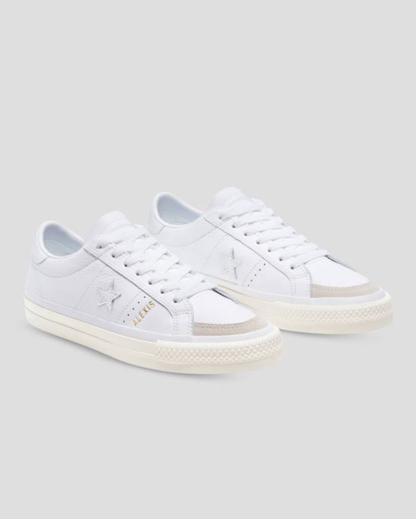 Converse One Star Pro As 2 Designed By Alexis Low Tops Shoes White | CV-307FMV