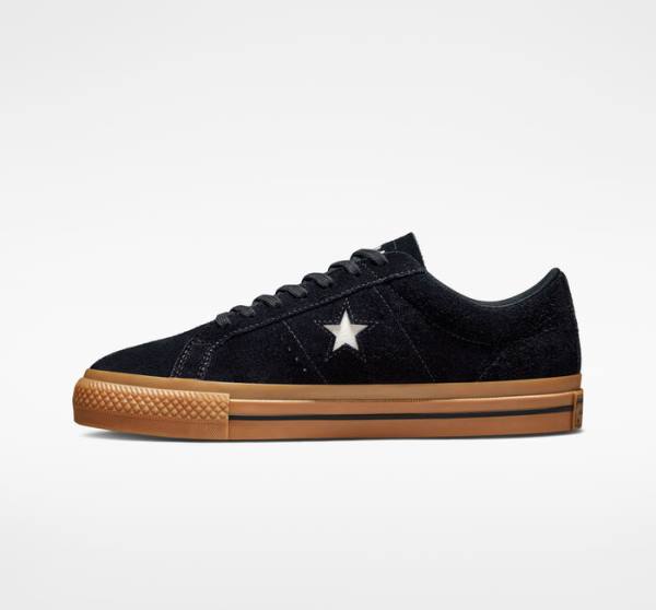 Converse Peanuts One Star Low Tops Shoes Black / Orange | CV-951CWT