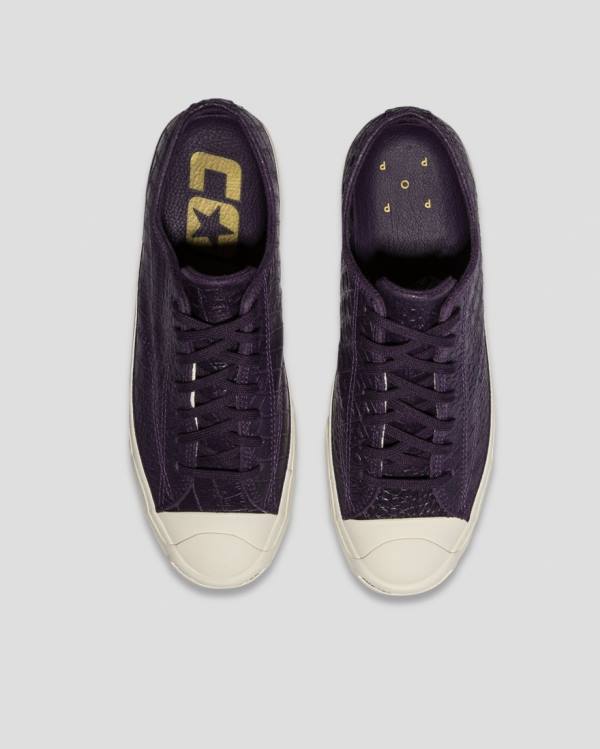 Converse Pop Trading Co Jack Purcell Pro Low Tops Shoes Purple Black | CV-213ZJP