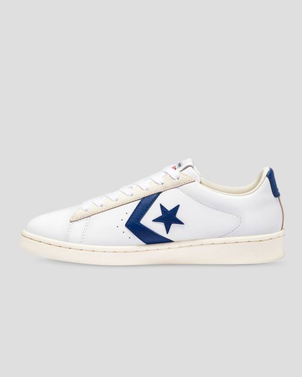 Converse Pro Leather Italy Low Tops Shoes White | CV-947QSD