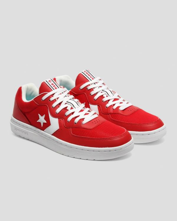 Converse Rival Synthetic Leather Twisted Summer Low Tops Shoes Red | CV-625HFQ