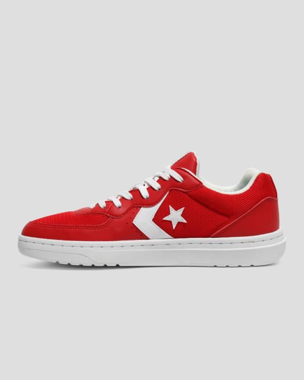 Converse Rival Synthetic Leather Twisted Summer Low Tops Shoes Red | CV-625HFQ