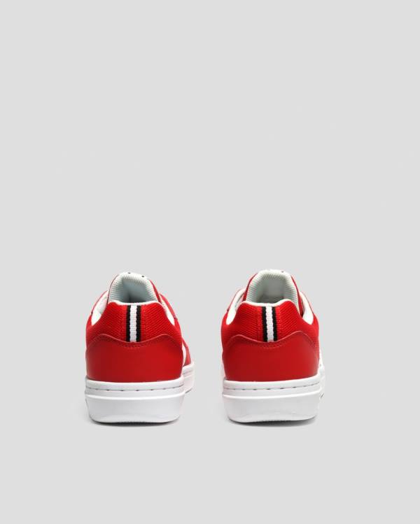 Converse Rival Synthetic Leather Twisted Summer Low Tops Shoes Red | CV-625HFQ