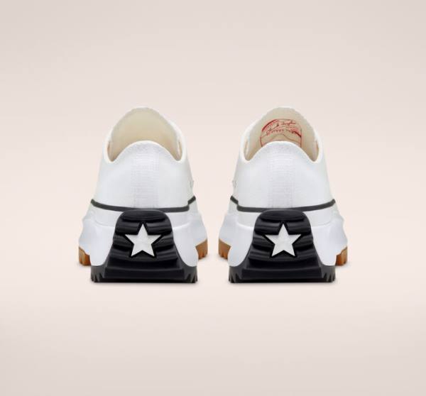 Converse Run Star Hike Platform Low Tops Shoes White / Black | CV-691JWT