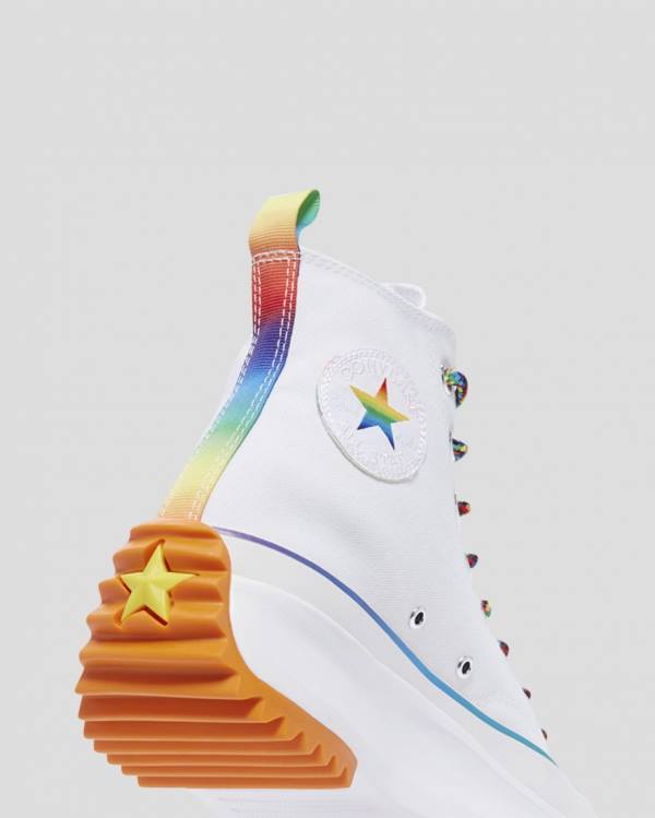 Converse Run Star Hike Pride High Tops Shoes White | CV-140BAM