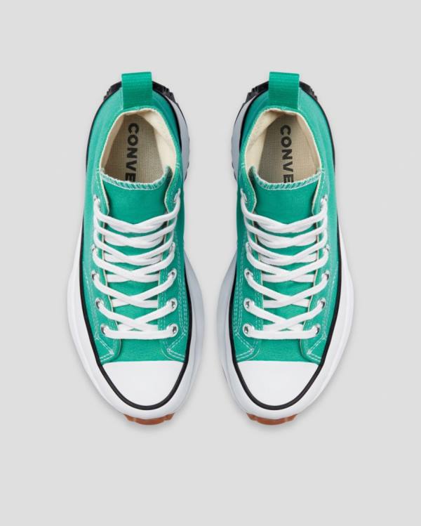 Converse Run Star Hike Seasonal Colour High Tops Shoes Green | CV-458SJM