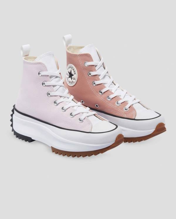 Converse Run Star Hike Three High Tops Shoes Pink | CV-729BDJ