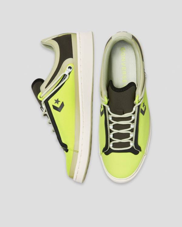 Converse Seam Tape Pro Leather Low Tops Shoes Green | CV-243ZXT