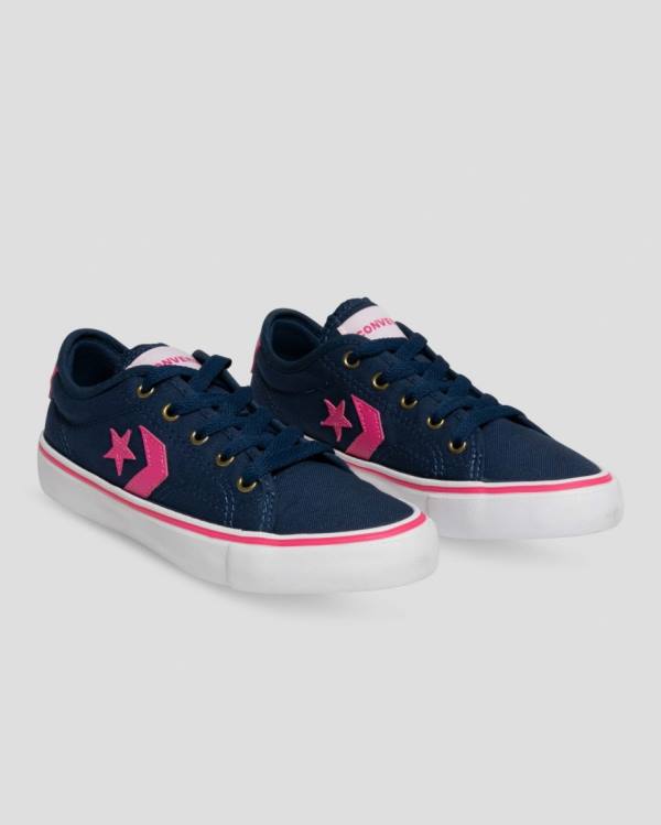 Converse Star Replay Low Tops Shoes Blue Pink | CV-643XPS